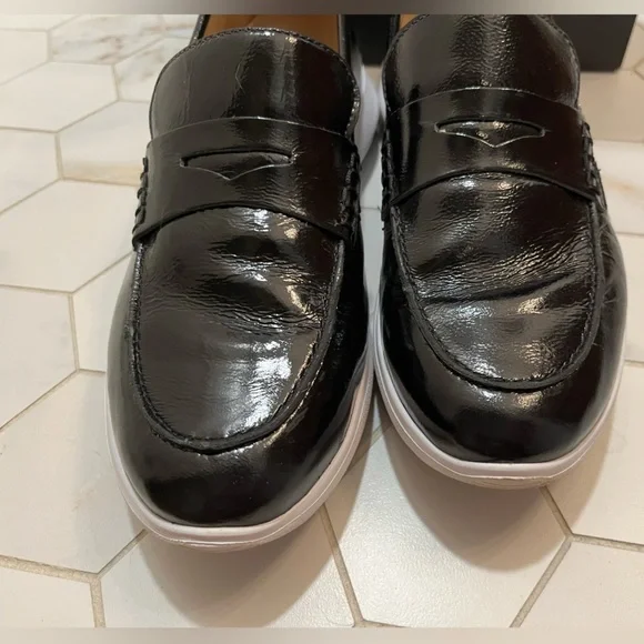 Marc Joseph Grace Black Leather Size 8.5 fits like a 9 women’s patent worn once! - Picture 3 of 13
